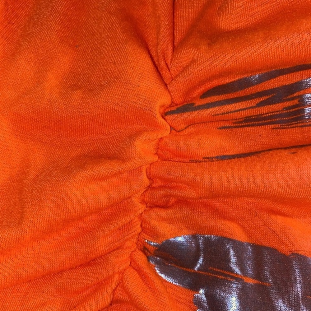 Candy Rain Tank Top Striped Orange Extra Large Juniors - Picture 3 of 5